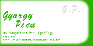 gyorgy picu business card